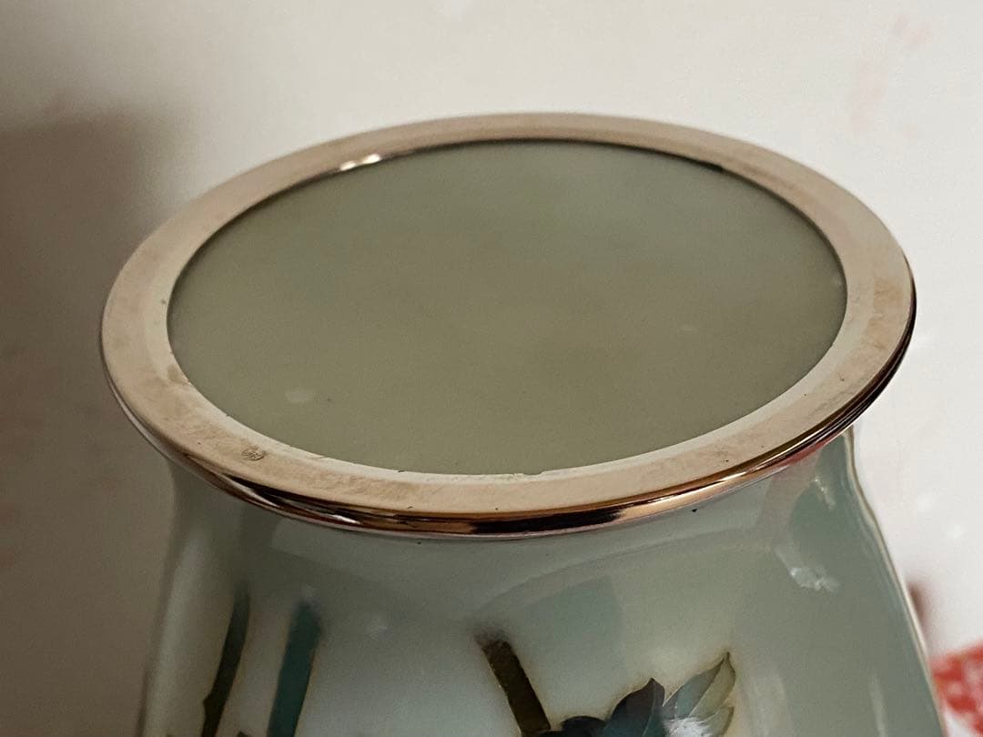 ♦安藤七宝 菊花文様 瓶 壺 花瓶 七宝焼 美術品 工芸品 コレクション 骨董品