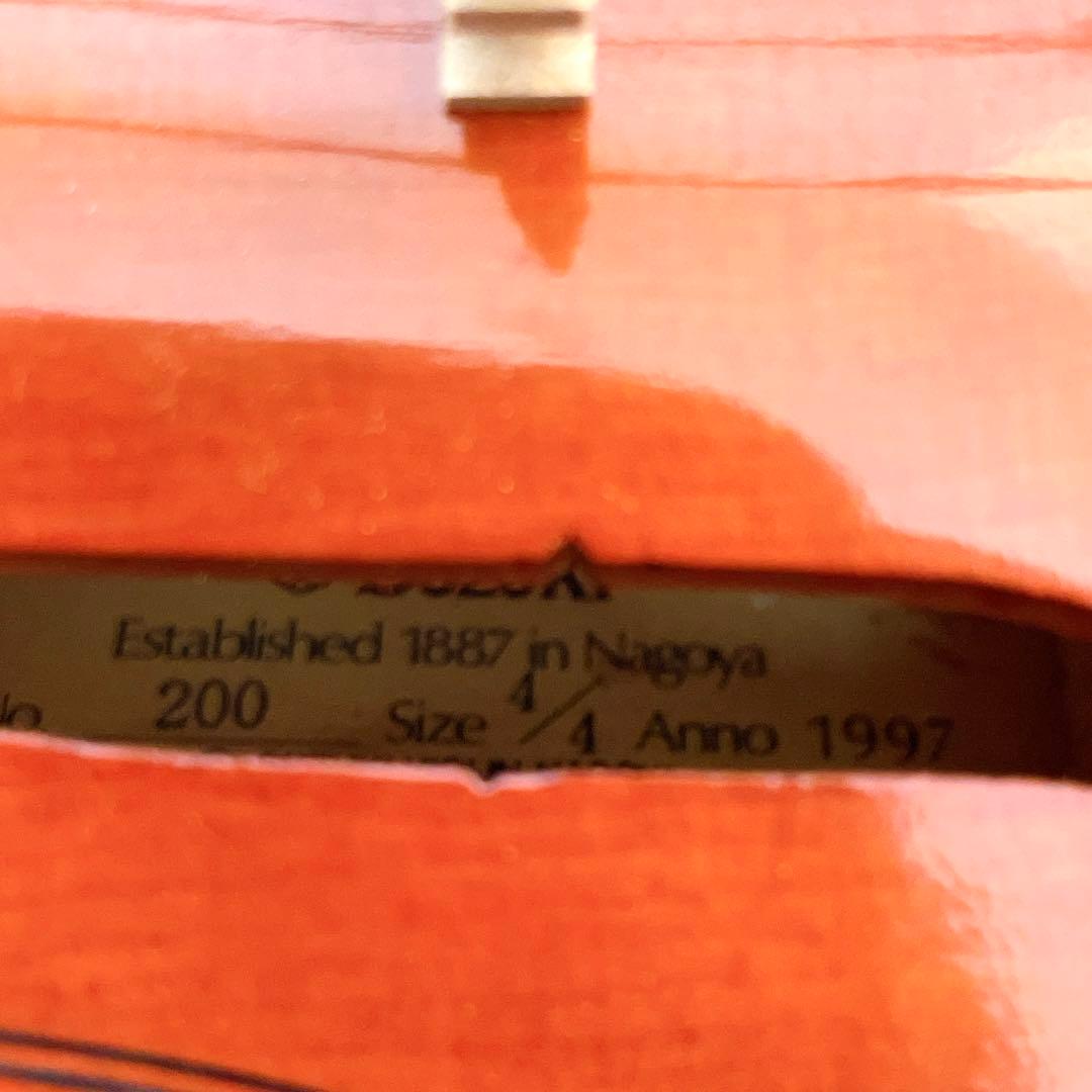 SUZUKI NO.200 4/4 anno1992 スズキ バイオリンセット