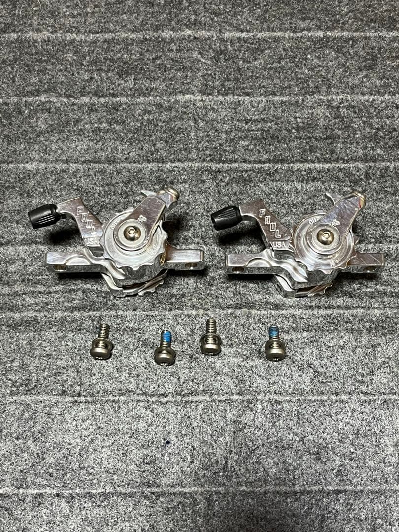 PAUL klamper disc calliperポリッシュbluelug