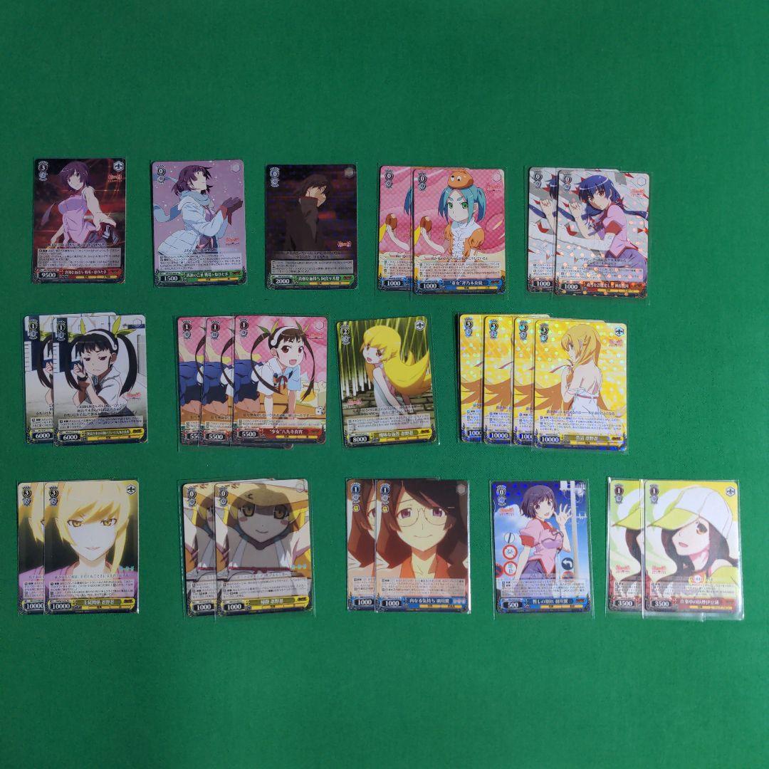 WS 化物語　デッキ+パーツ（スリーブ付き）