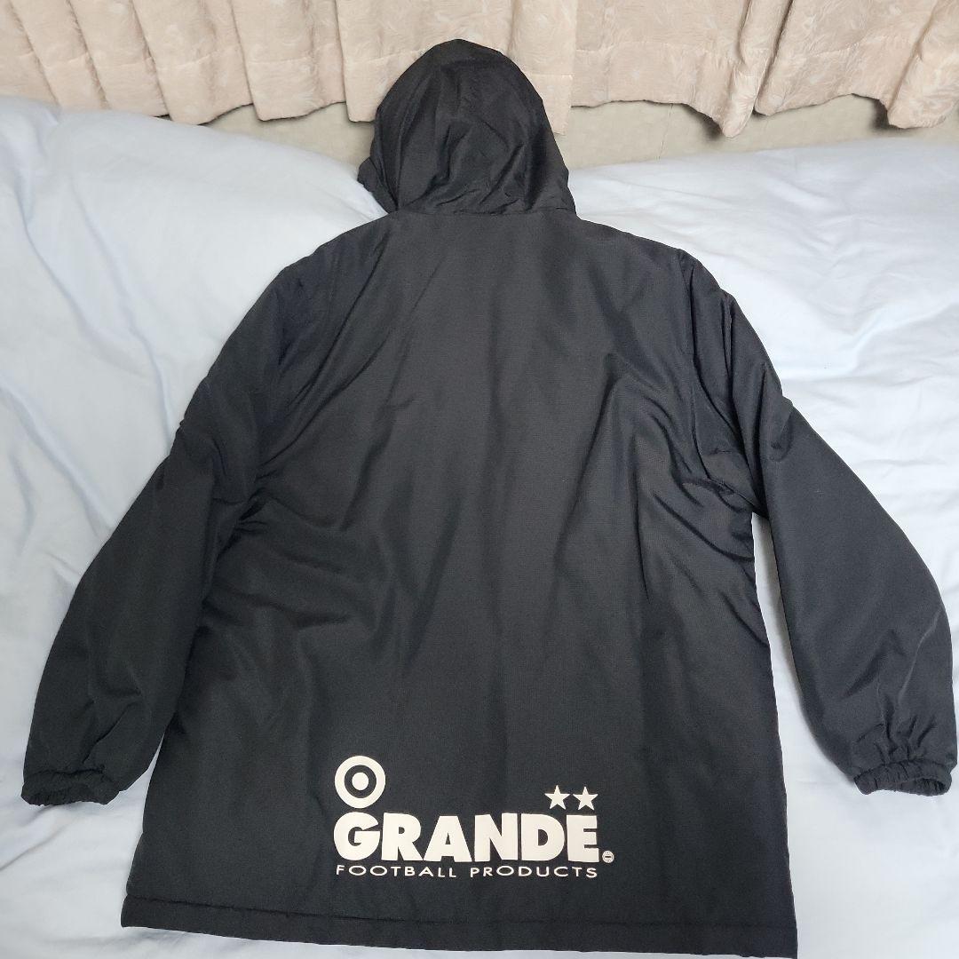 新品、未使用 GRANDE フード付き ベンチコート ブラック