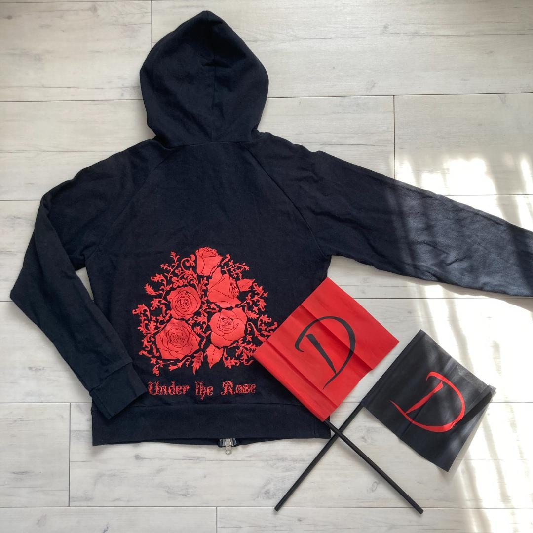 【D】under the roseパーカー フラッグ ストラップ グッズセット
