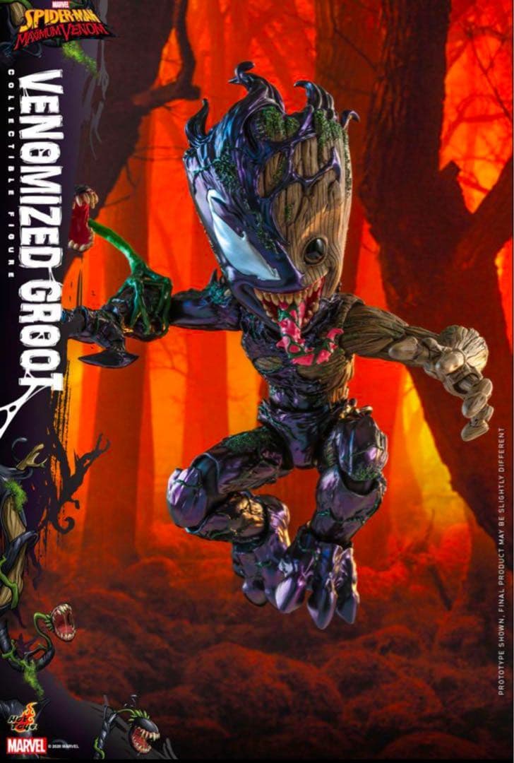 【美品】グルート（ヴェノム版）　スパイダーマン　ヴェノムグルート