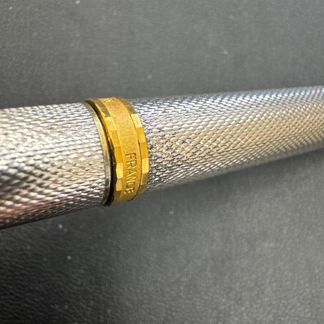 Parker 万年筆 シルバー ゴールドクリップ　ペン先18K