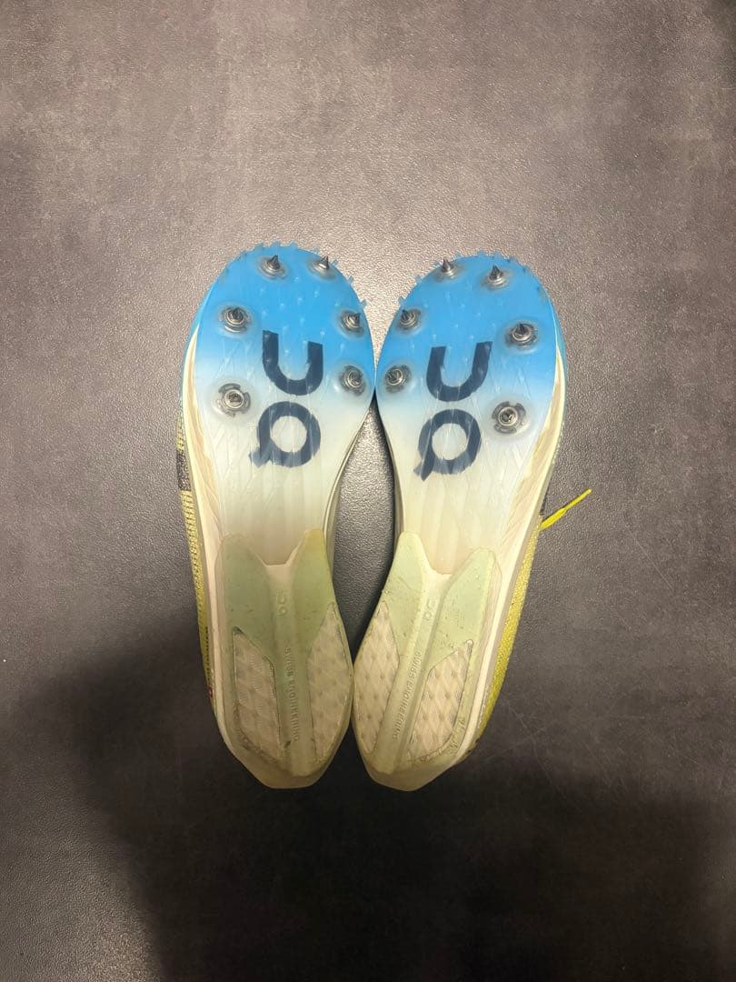 ON 陸上スパイク　クラウドシティウス2 イエロー 27.0cm