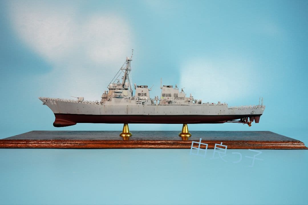 完成品 1/350 アメリカ海軍 DDG-54 カーティスウィルバー