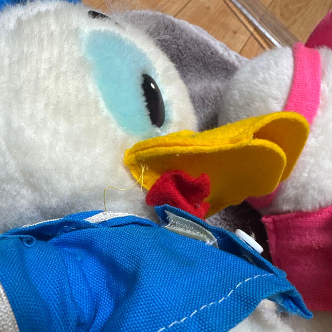 ★超貴重★ ドナルドダック　デイジーダック　昭和レトロ　ぬいぐるみ　ディズニー