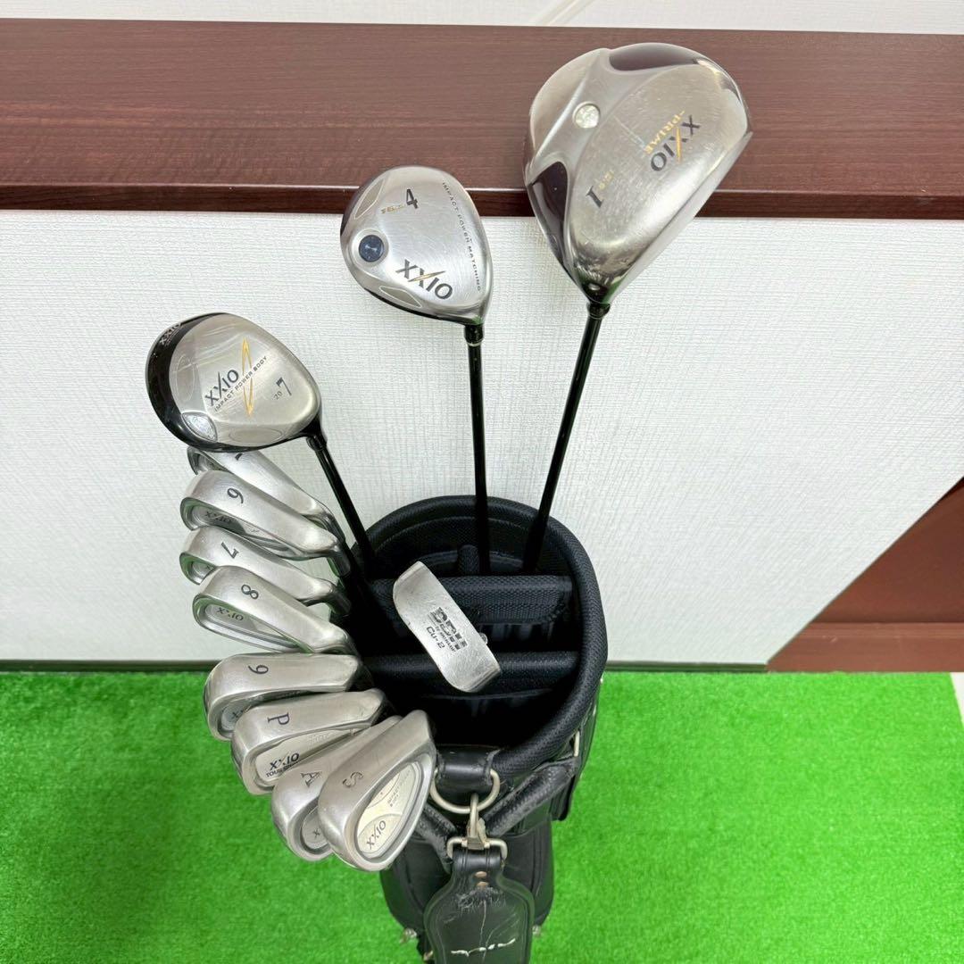 XXIO フルセット12本 MP400/300 即ラウンド可 キャディバッグ付