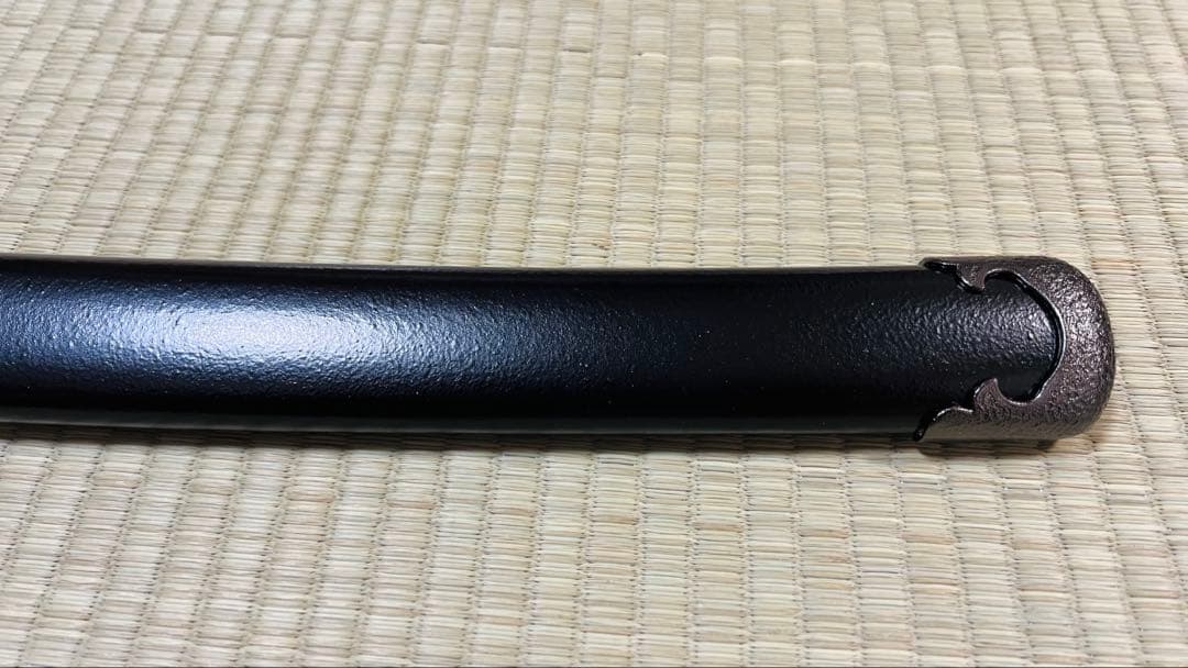 模造刀 陸奥守吉行拵え 龍目貫 龍透かし鍔 鐺付き 樋入り刀身 251020-2