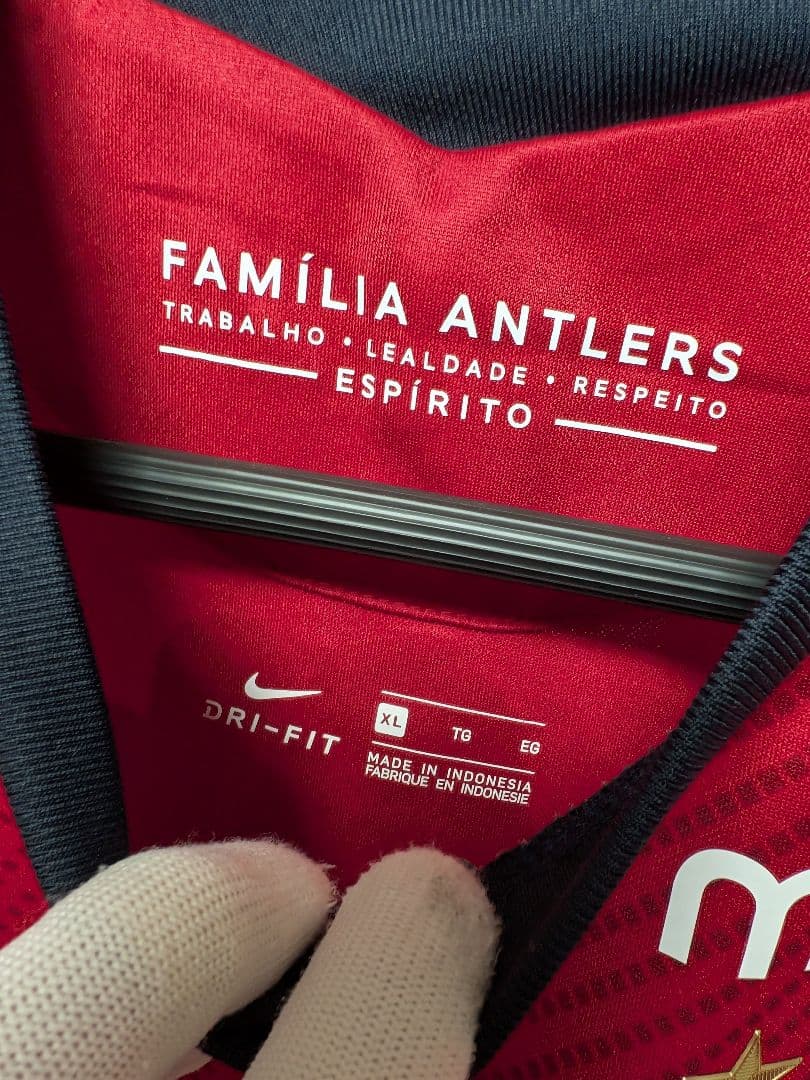 ジ*ヌ様 【鹿島アントラーズ】神様ジーコ　30周年記念ユニフォーム　XL