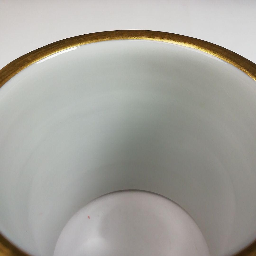 Ｔ９６６　蓋置　『萌黄金銀波』『伊藤利昇 作』　共箱　茶道具