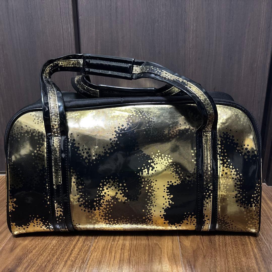 【ほぼ未使用】MARK & LONA ボストンバッグ ゴールド