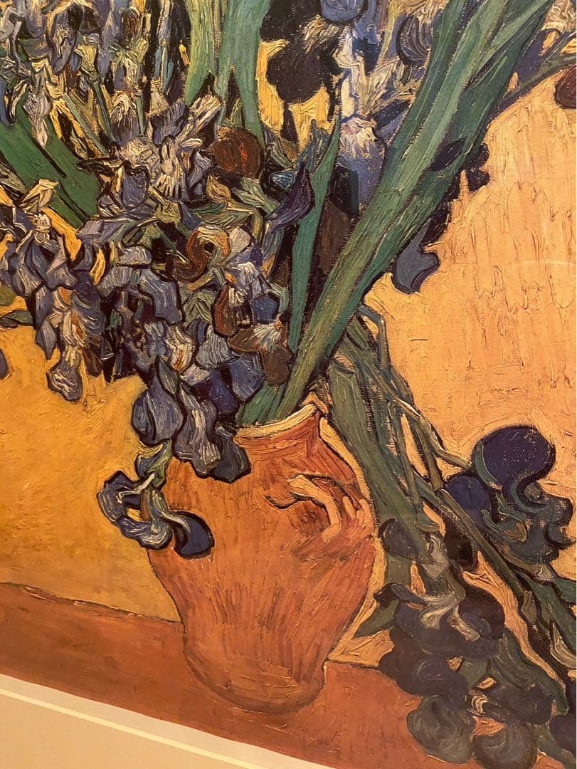 ゴッホ アイリス アート 額縁 インテリア