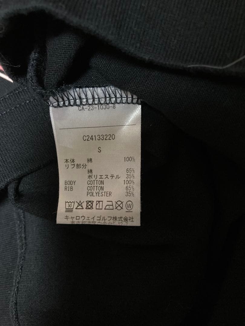 Callaway ブラック 長袖シャツ Sサイズ　ラブキャロウェイ