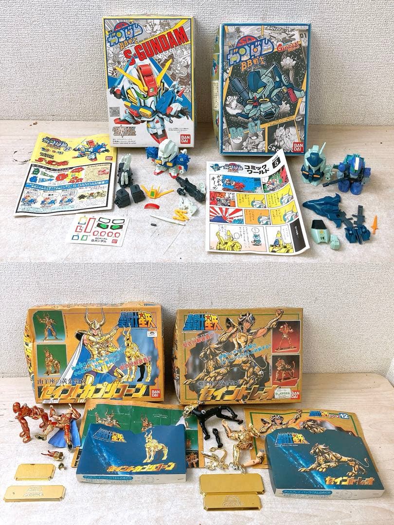さ*♪様 昭和レトロプラモデル玩具まとめ●ガンダム メカ生体ゾイド 聖闘士星矢