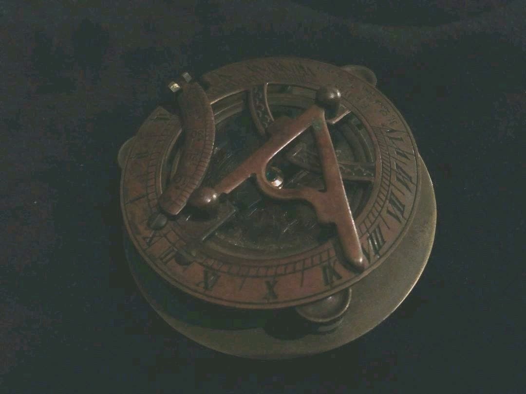 アンティーク　方位磁石　Import