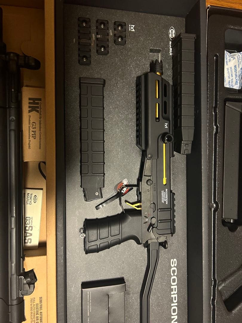 G3SAS & Scorpion mod.M &G&G ARP9 バラ売り可能