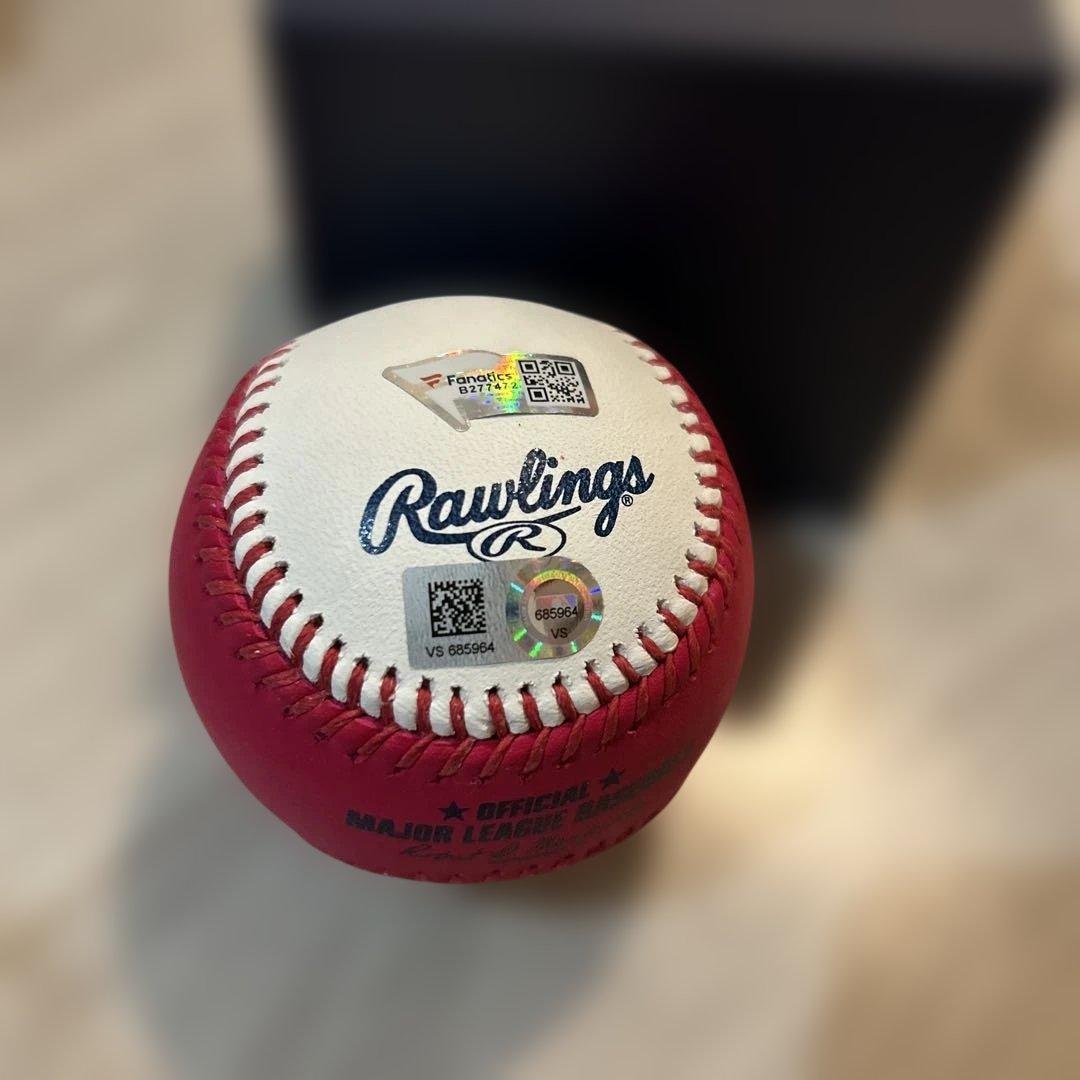 大谷翔平ホームランダービー2021 サインボール Fanatics