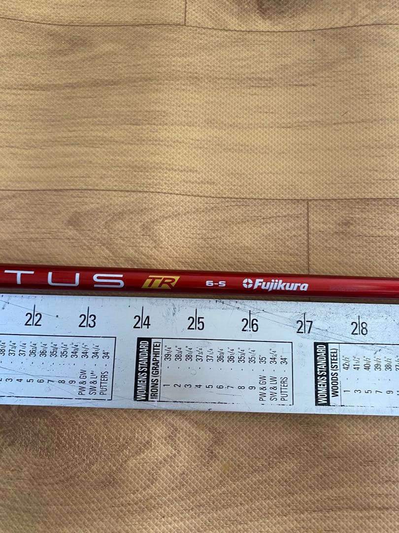 321 フジクラ　ベンタスレッドTR 6S テーラースリーブ付　ドライバー用