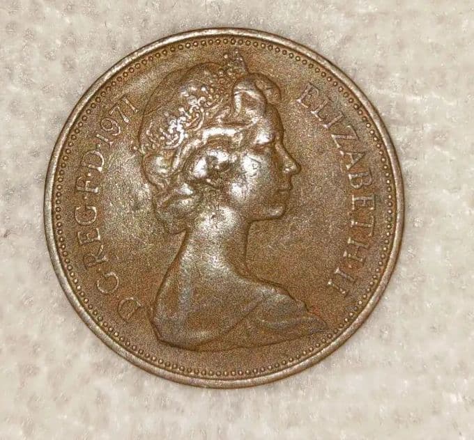 コレクション 2NEW PENCE DGREG F.D1971 ELIZABETH11