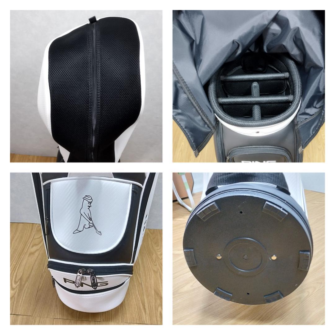 Y♢821 PING キャディバッグ KARSTEN ゴルフバッグ