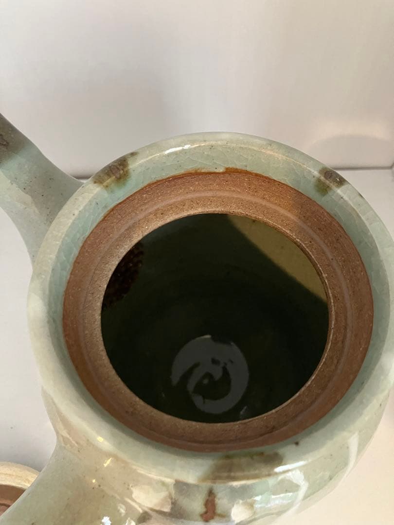 武内晴二郎　武内真木　倉敷堤窯　流掛急須　民藝