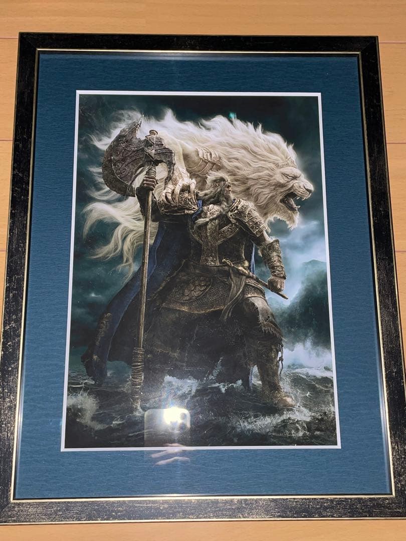 エルデンリングアートブックebten DXパック ゴッドフレイ複製原画　額縁