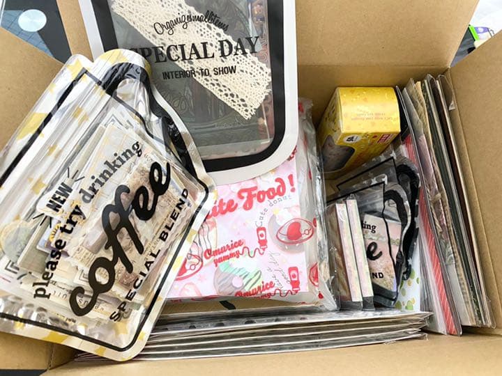 紙モノ 詰め合わせ 海外  シール ジャンクジャーナル コラージュ お裾分け