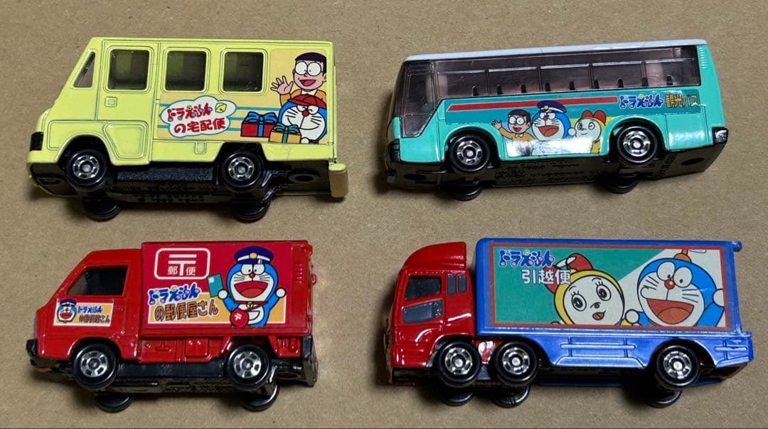 キャラトミカ ドラえもん たべもの販売車セット 運搬車セット 2点セット