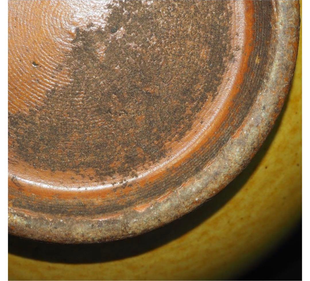 送料無料　時代物　盛上げ雲龍紋三彩花瓶　高さ34ｃｍ