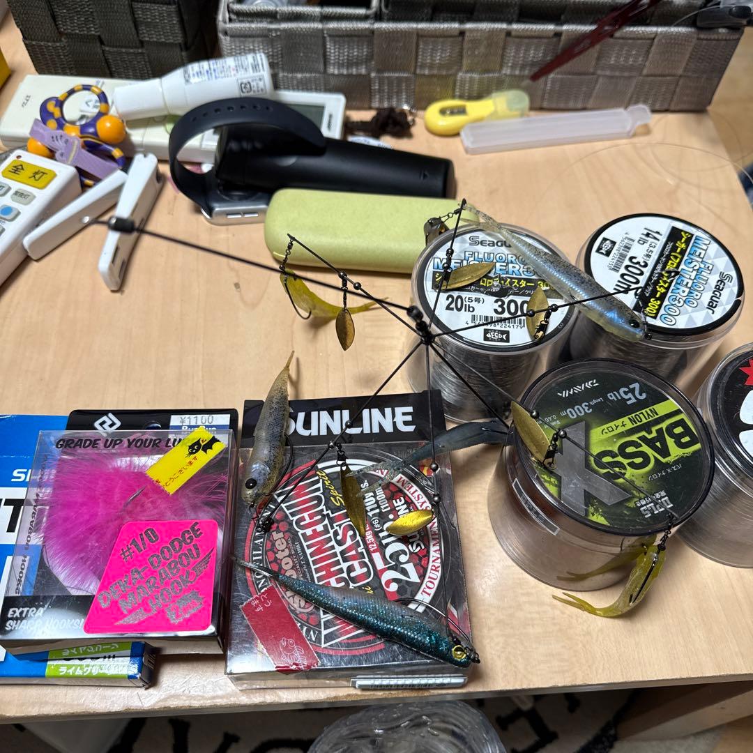 バス釣り引退セット　おまけ付きさらにライジャケウエストタイプ付き