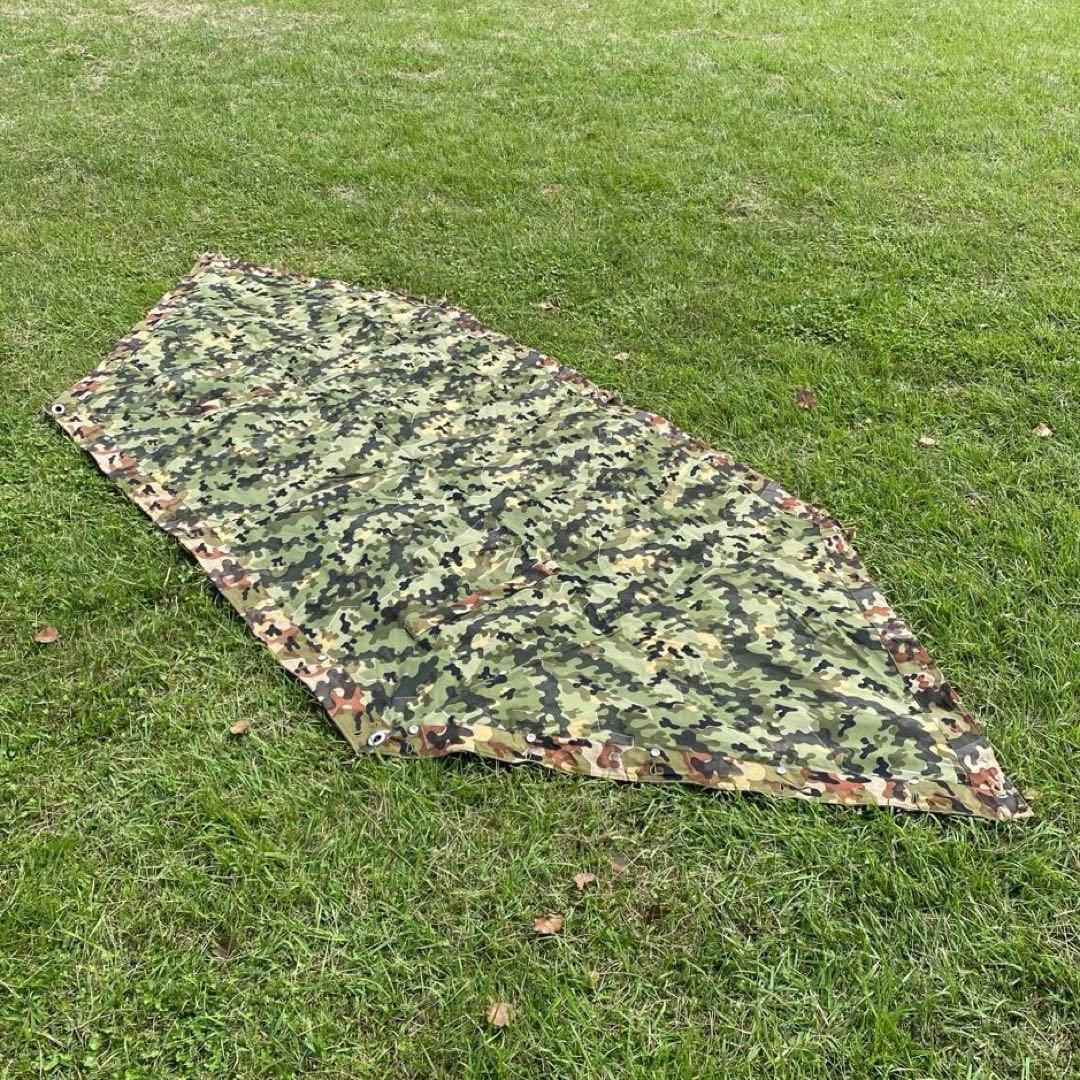 【超レア・美品】入手困難　ドイツ　軍幕　アメーバカモ　パップテント　ハーフ　１枚