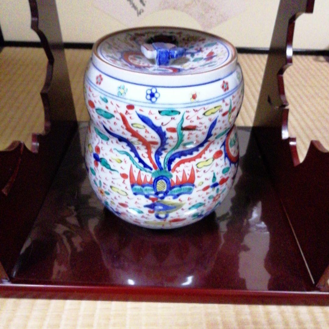 古伊万里の水指