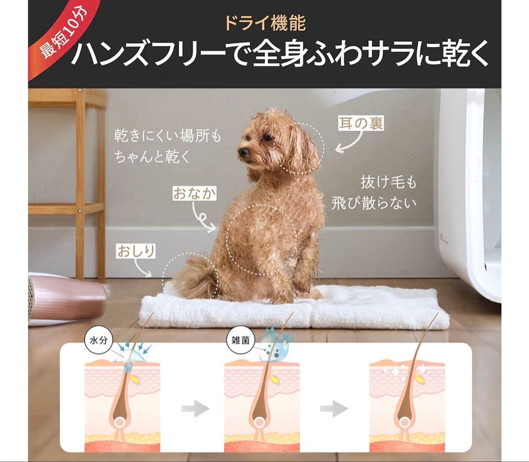 【美品】ペット用ドライルーム＆給水器セット