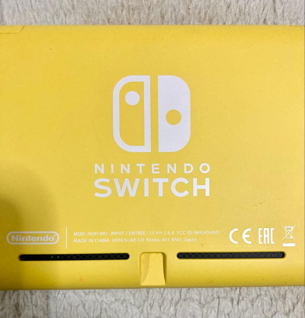 ジャンク品 Nintendo Switch lite イエロー