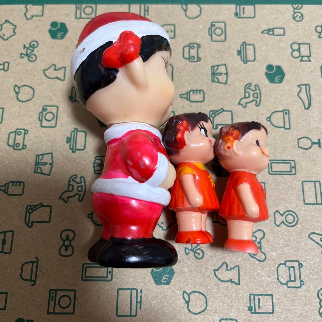 ペコちゃん　不二家　サンタ　ソフビ　レトロ