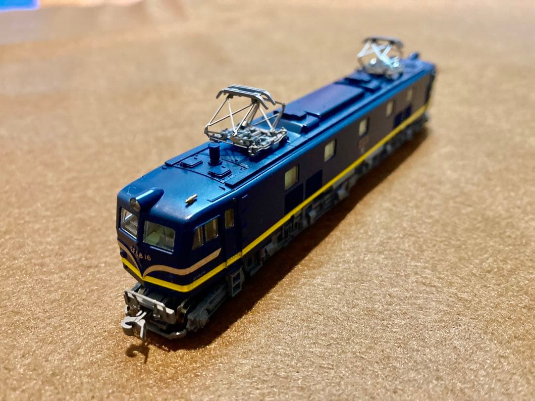 ☆希少美品　Nゲージ鉄道模型誕生　40周年記念　EF58 試験塗装機　4両セット