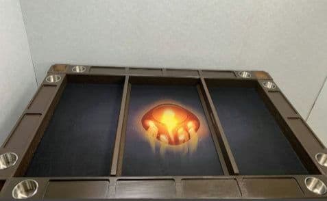 ボードゲームテーブル ダークブラウン 大きめ