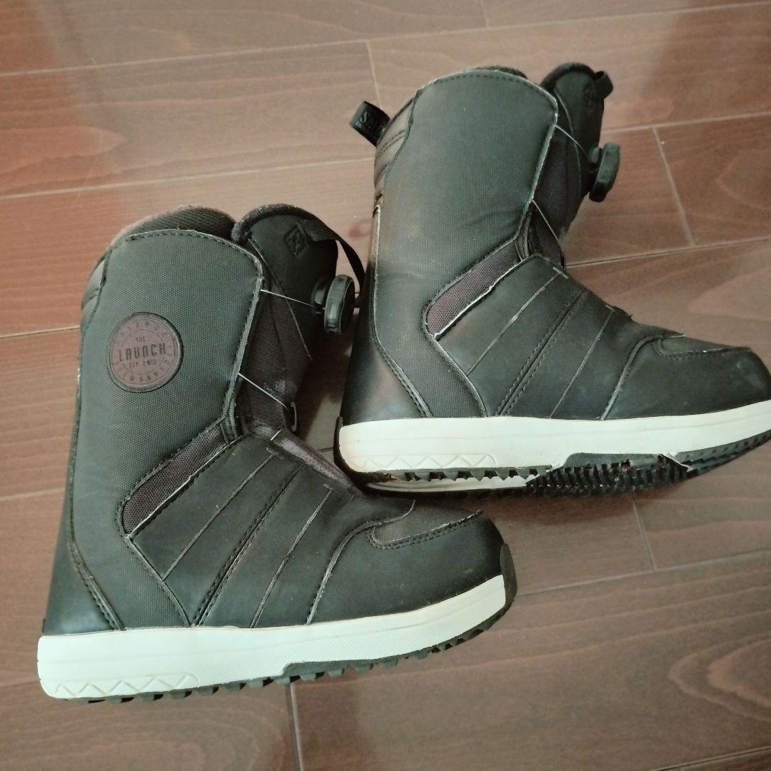 SALOMON サロモン LAUNCH BOA キッズ用スノーボードブーツ　黒