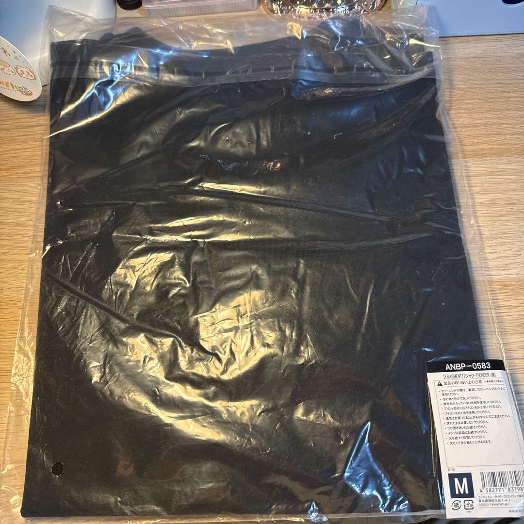 フラグメント x BLACKPINK Tシャツサンダー \"ブラック\" M