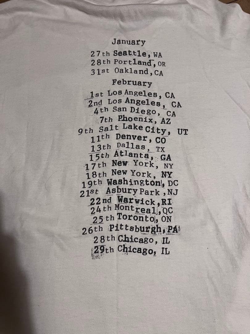 90s ワンダースタッフ Tシャツ バンド バンT アメリカツアー