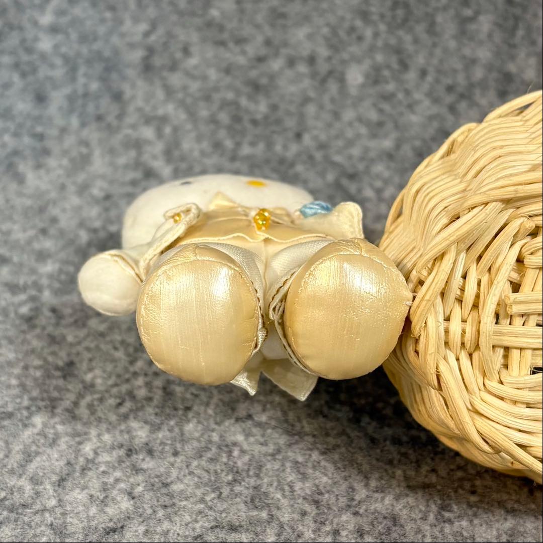 ハローキティ ディアダニエル ウエディング マスコット ぬいぐるみ バスケット