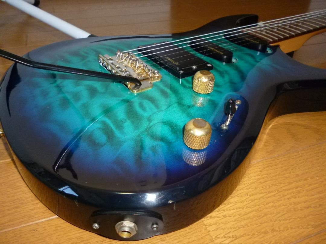 値下げ‼　FERNANDES FGZ 400 杢目　ブルー／ブラック　美品！