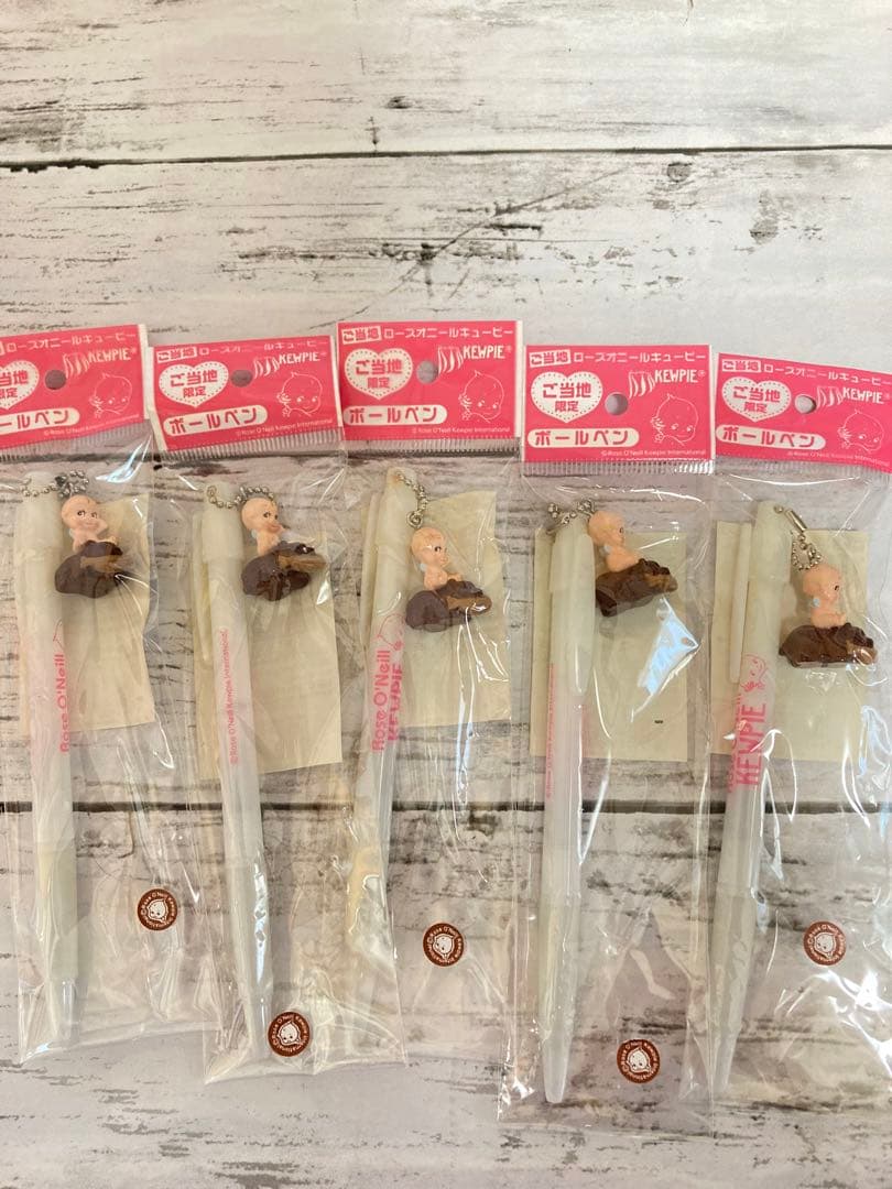 ローズオニールキューピー　ご当地限定ボールペン　北海道　木彫熊バージョン　激レア