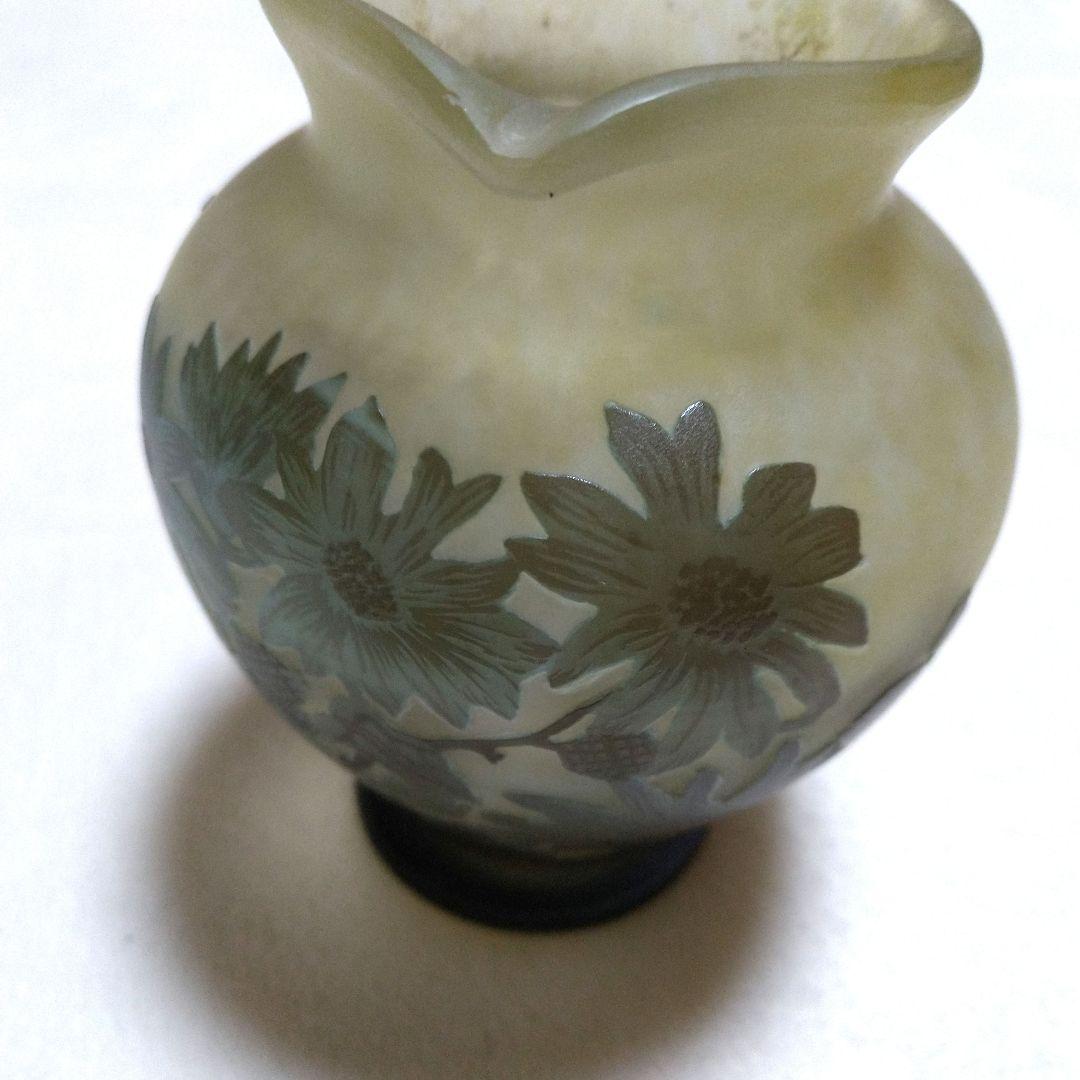 エミール　ガレ　galle　ガラス工芸　花瓶　水差し　アンティーク