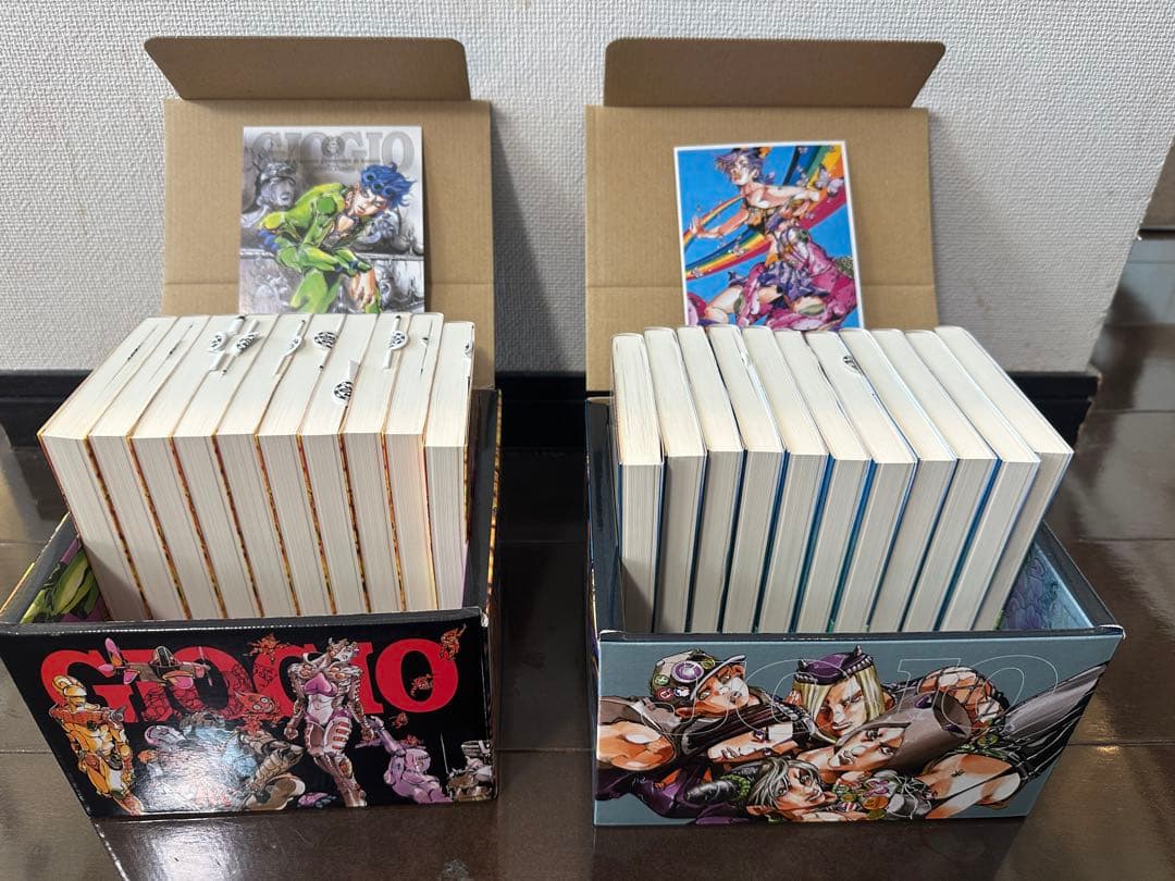 【美品/全巻セット】ジョジョの奇妙な冒険 文庫版 1〜50巻（全ポストカード付)