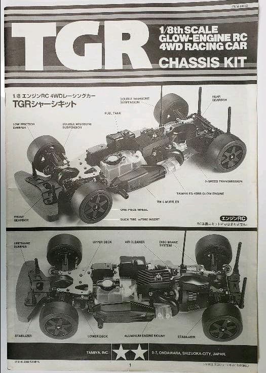 ホビーラジコン TAMIYA TGR 1/8 SCALE
