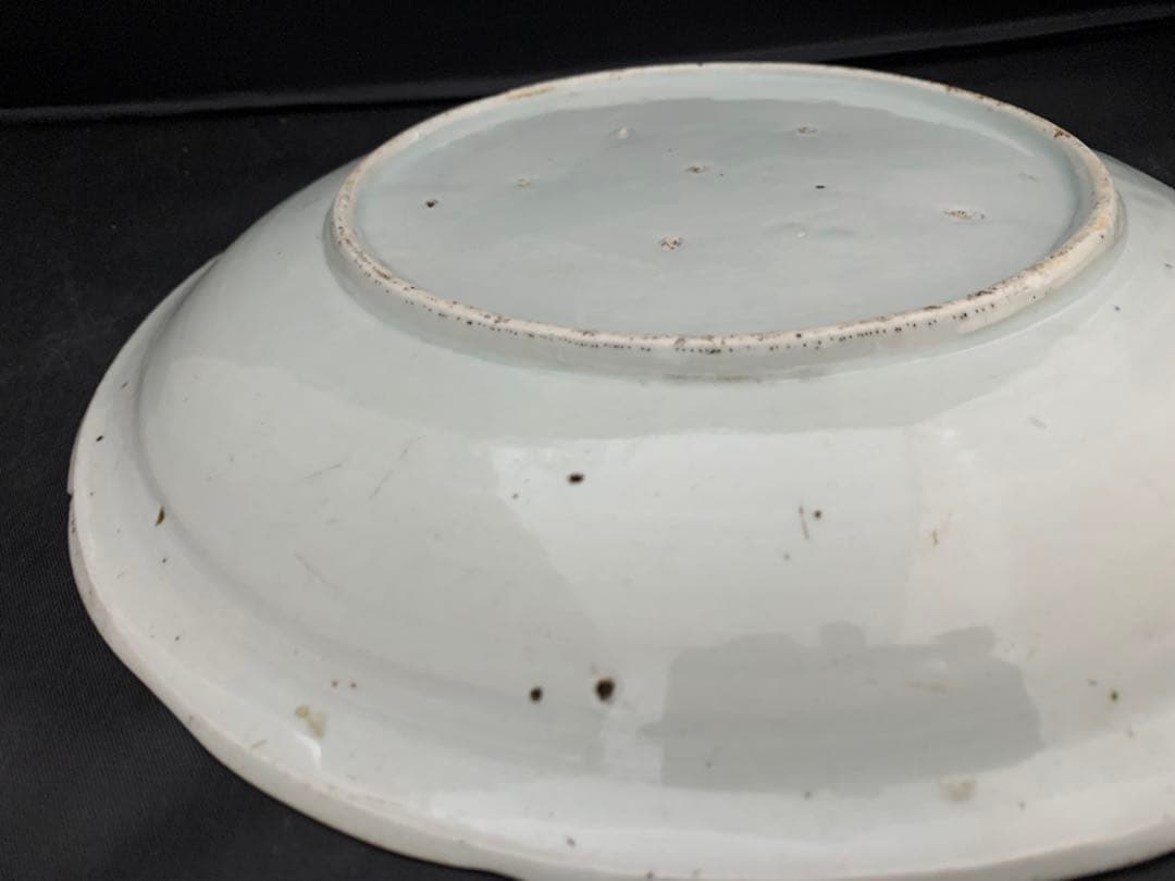 古伊万里　染付　龍　大皿　約直径29.5㎝