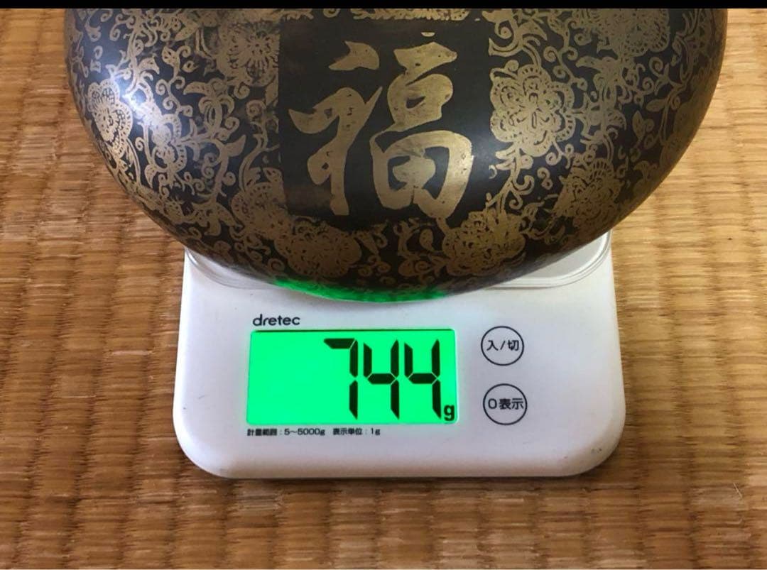 中国 清時代　銅製 象嵌 乾隆帝手 炙り手炉香炉