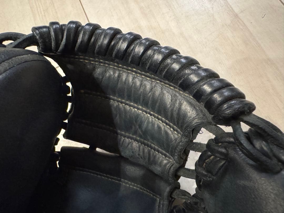 ハタケヤマ 少年軟式用キャッチャーミット TH-JR8BS 手入れ口